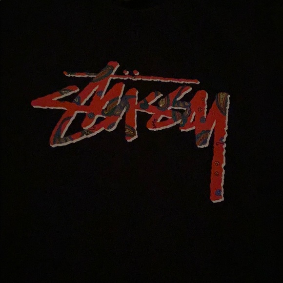 Stussy Paisley Logo Tee - Picture 2 of 3